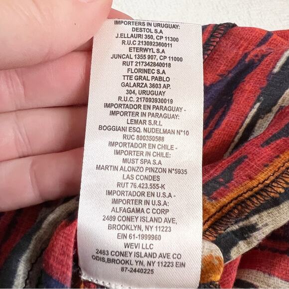 Maria Cher Nora Nia Short Dress in Warm Ikat Size XS - Picture 8 of 15